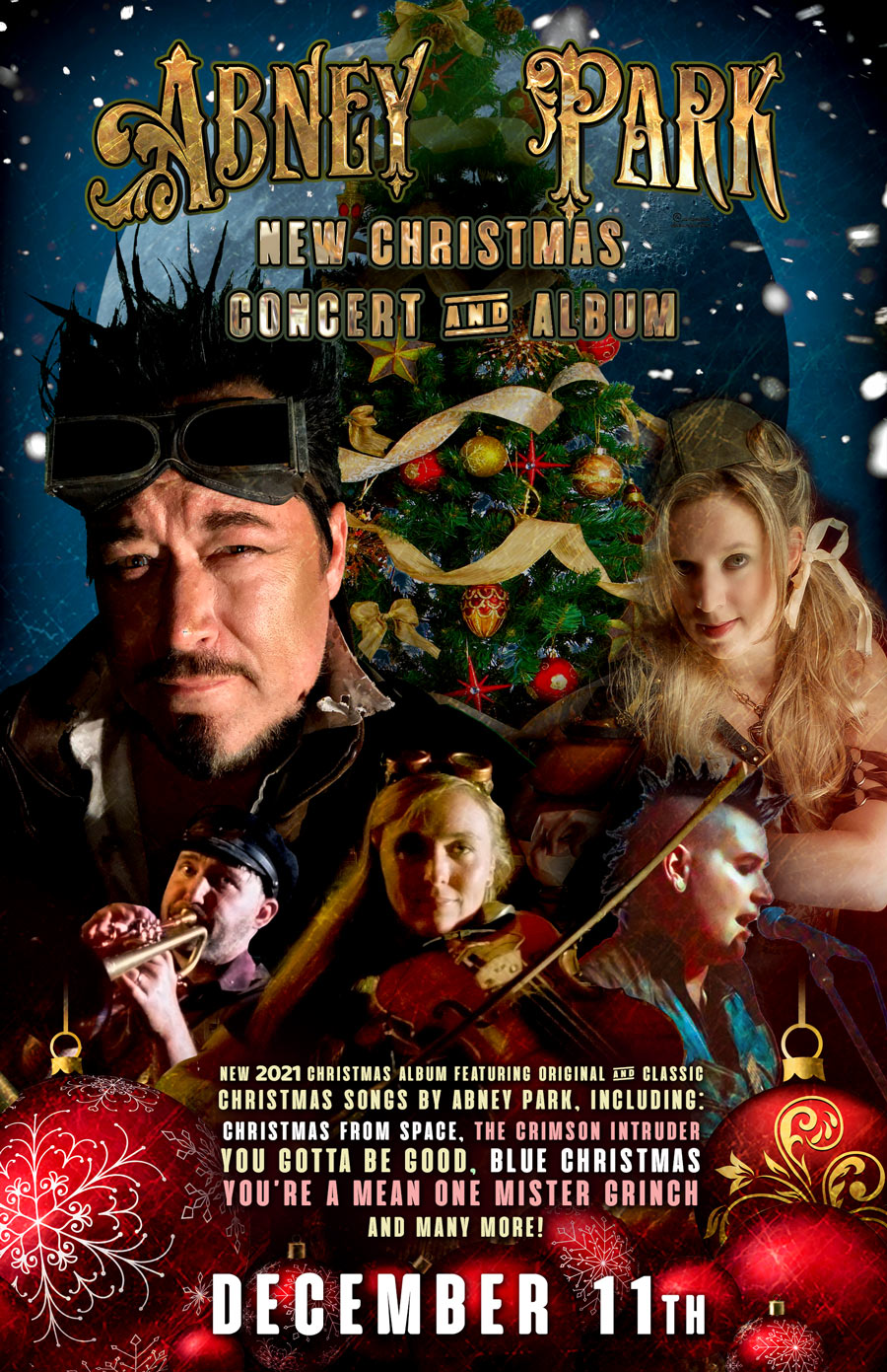 Abney Park Christmas Concert 2021 - Click Image to Close