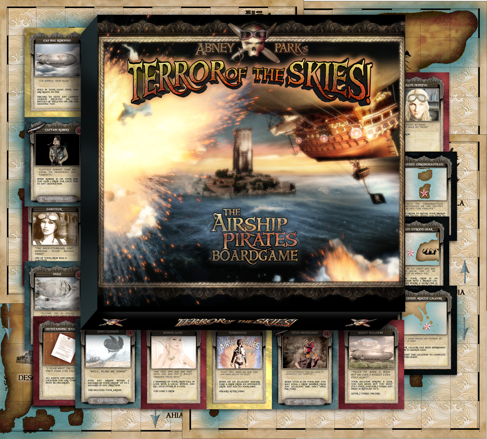 Terror Of The Skies: The Airship Pirates Board Game